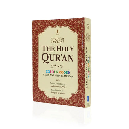Holy Quran Colour Coded with English Translation & Transliteration (Slip Case) Aromique