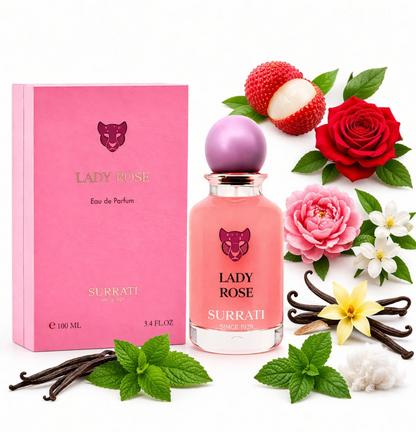 Lady Rose Eau de Parfum 100ml Surrati